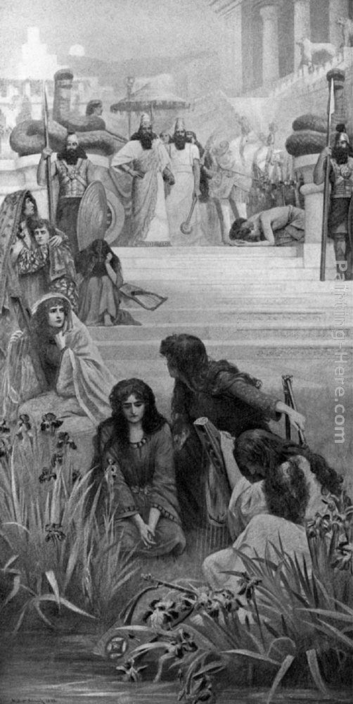 Herbert Gustave Schmalz The Daughters of Judah in Babylon